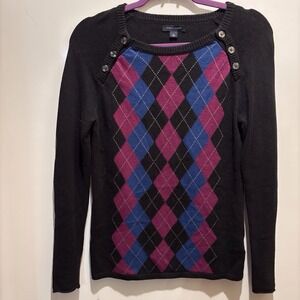Tommy Hilfiger Argoyle Sweater Size Medium 32" X 25"